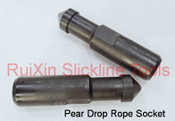 HDQRJ Pear Drop 1.25 Inch Rope Socket Slickline Tools آلیاژ نیکل